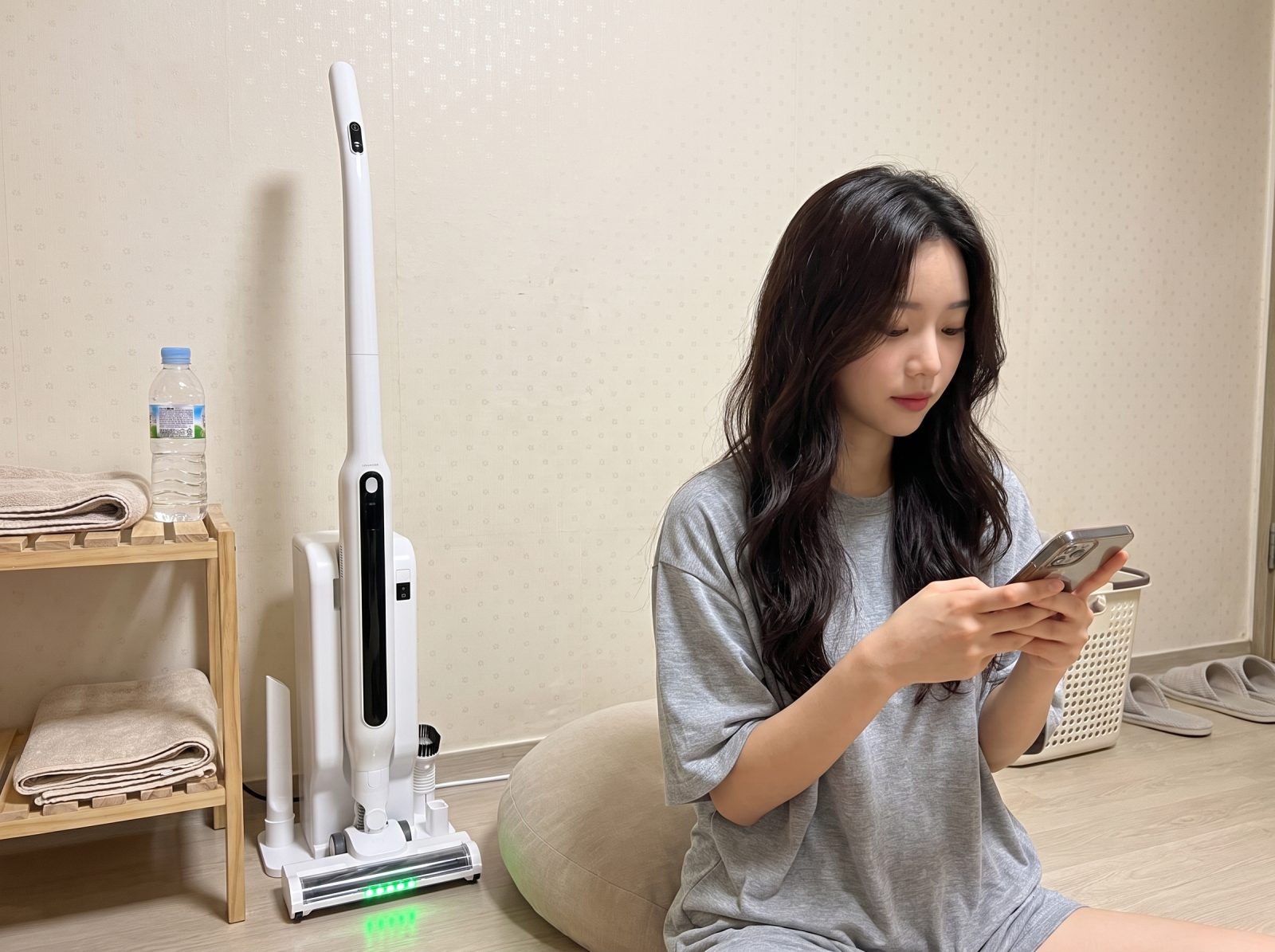 거치대에 세워 두면 자리를 거의 안 차지한다는 게 쓰는 사람들 사이에서 자주 나오는 얘기