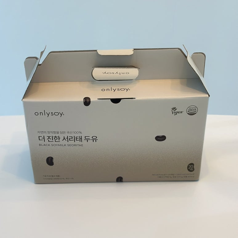 더 진한 서리태 콩물 두유 190ml x 20개 2