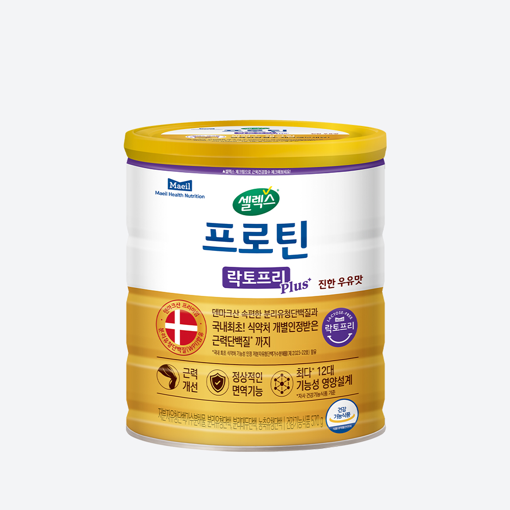 셀렉스 프로틴 락토프리 플러스 근력 개선 단백질 608g, 4개 2
