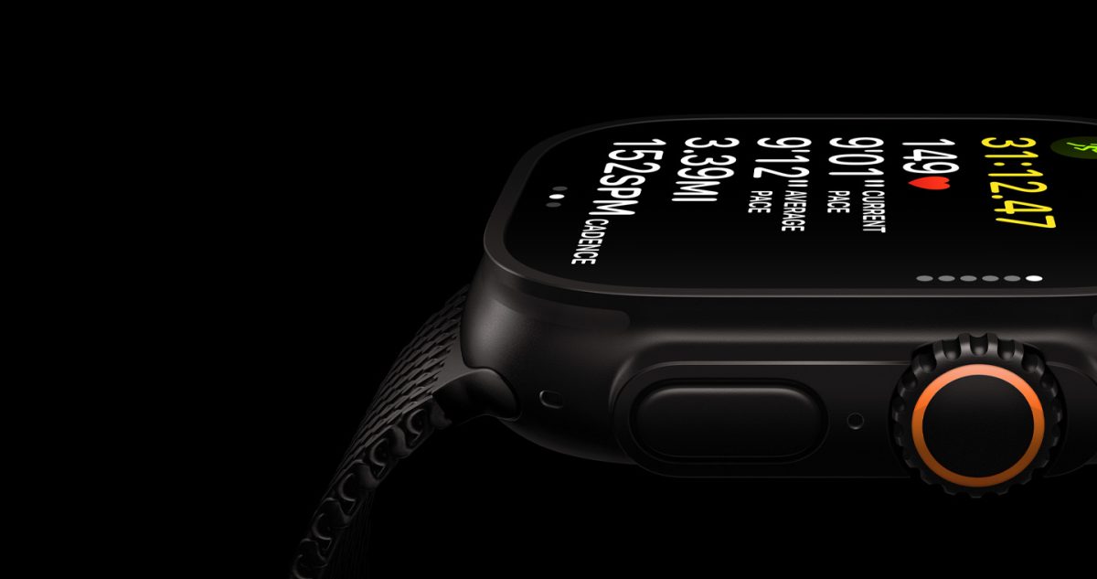 Apple Apple Watch Ultra 4 GPS + Cellular 49mm 블랙 티타늄 케이스, 블랙 티타늄 밀레니즈 루프(L) 제품 이미지 1