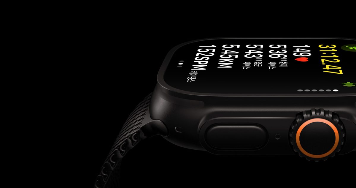 Apple 애플 애플워치 울트라 4 셀룰러 블랙 티타늄, 49mm, 블랙 티타늄 밀레니즈 루프(S) 제품 이미지 2