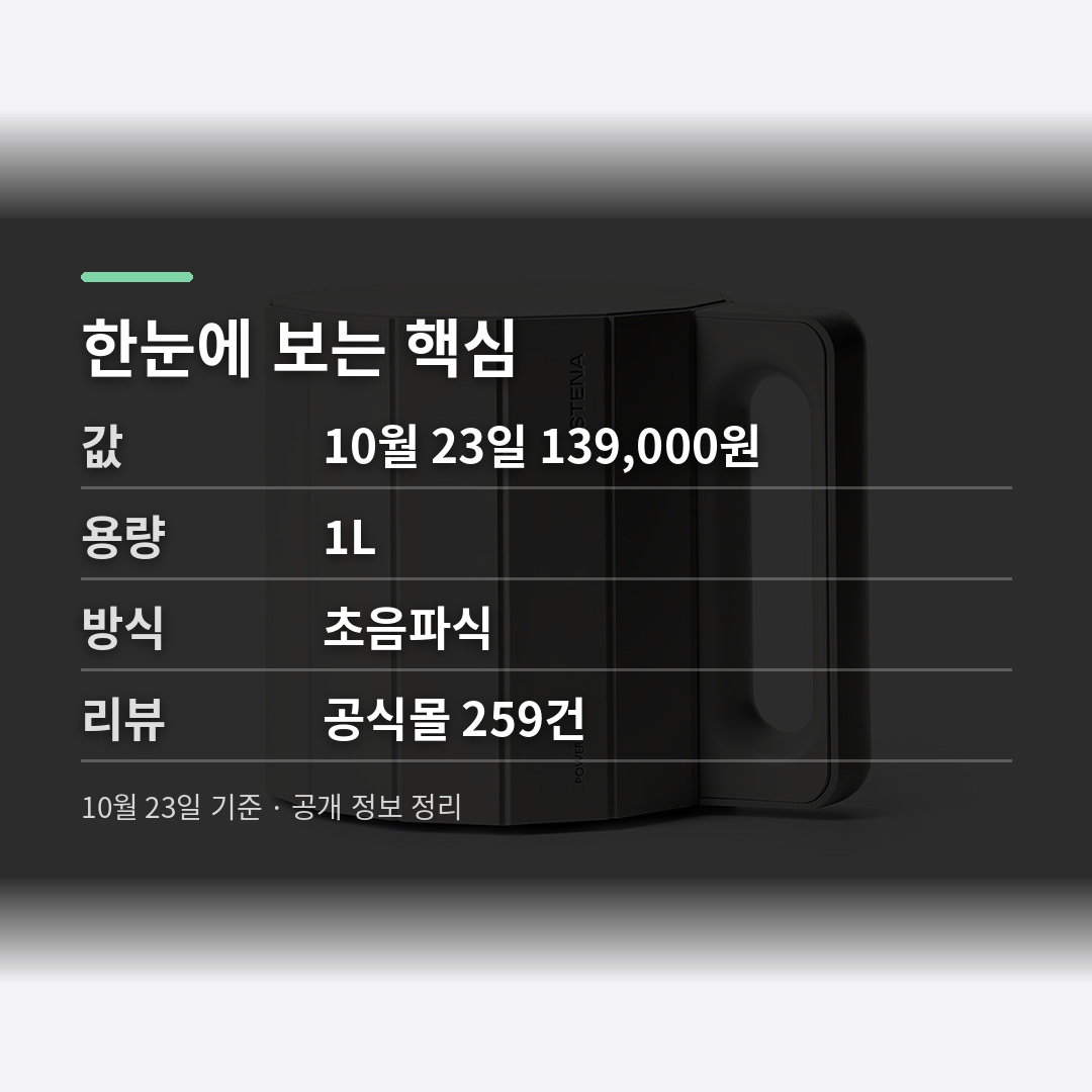 한눈에 보는 핵심 - 스테나 하토 레인
