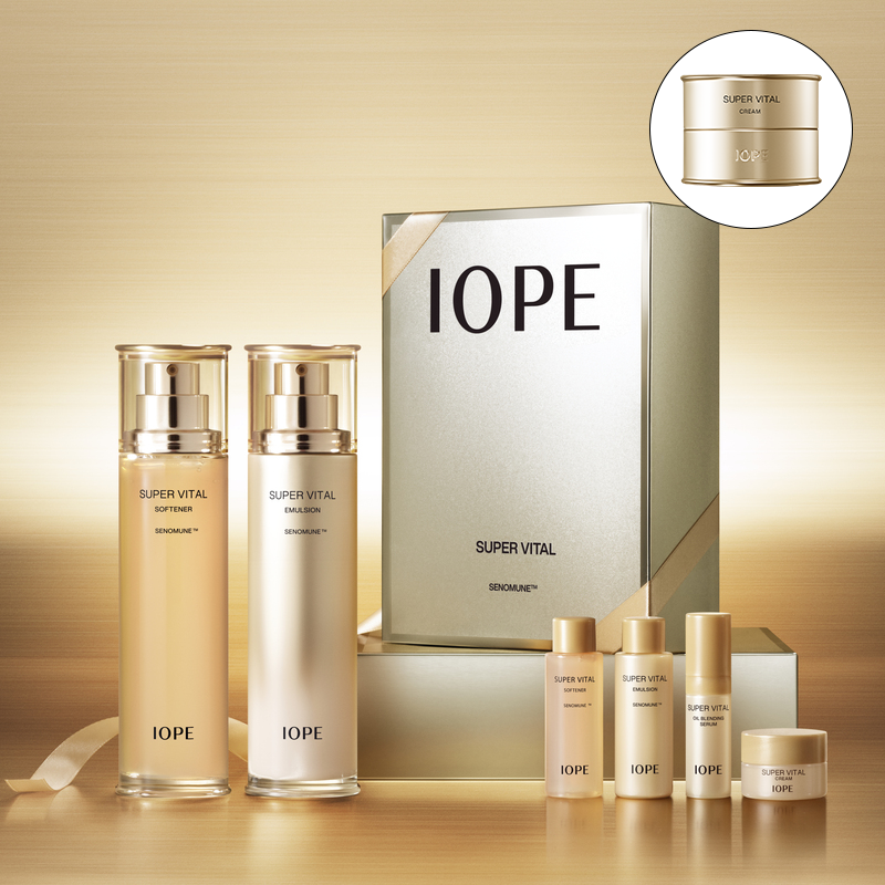 아이오페 (IOPE, 아모레퍼시픽) 아이오페 6세대 슈퍼바이탈 기초 2종 세트 (소프너 150ml + 에멀젼 150ml) 제품 이미지 1